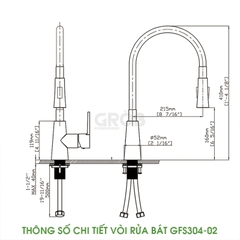 VÒI RÚT GFS304-02