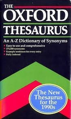 the Oxford Thesaurus