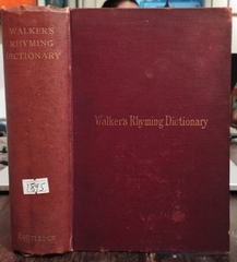 Walker's Rhyming Dictionary Of The English Language