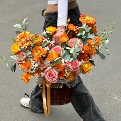 Flower Basket - Sunny