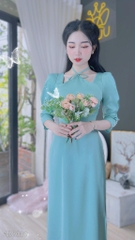 Áo Dài Cổ Yến Tay Ngọc AD8039 (áo lẻ)