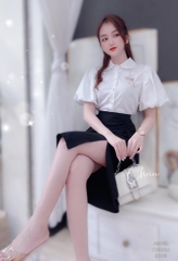 Áo Kate Tay Bí Phồng A8096