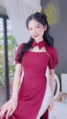 Áo Dài Cổ Đức AD8067 (áo lẻ)