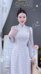 Áo Dài Cổ 2P Tay Loli AD8038 (áo lẻ)