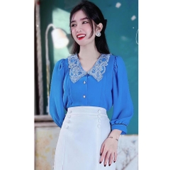 Áo Sơ Mi Cổ Ren Weekend A8196