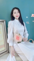 Áo Dài Cổ 2P Tay Loli AD8038 (áo lẻ)