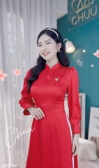 Áo Dài Gấm Tay Lolita AD9159