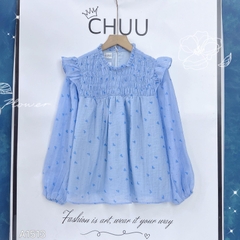 Áo Tơ Nhún Chỉ A1513