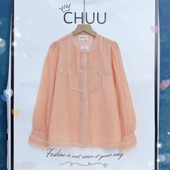 Áo Sơ Mi Tơ Ren Tứ Giác A1525