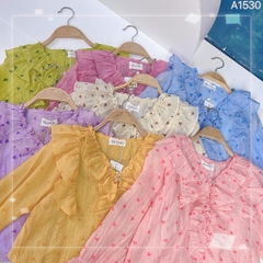 Áo Cổ Bèo Đôi A1530