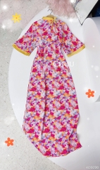 Áo Dài Tay Tầng Cổ Xéo AD9290