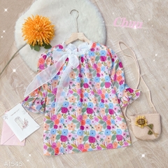 Áo Tơ Nơ Lệch A1545