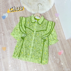 Áo Sơ Mi Hoa Line Màu A1589