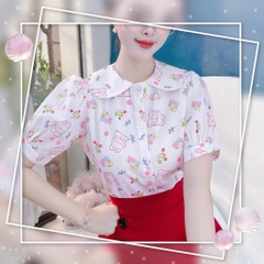 Áo Sơ Mi Cổ Sen Babiber A1616