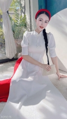 Áo Dài Nút Tàu Ngọc AD9278 (áo lẻ)