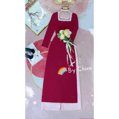 Áo Dài Ren Cổ Chooker AD8066 (áo lẻ)