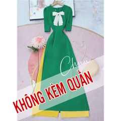 AD Cổ Sóng Nơ Kem