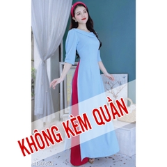 Áo Dài Cổ Đổ Bắn Ngọc AD9234