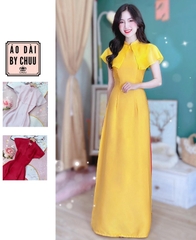 Áo Dài Cánh Tiên Cổ 2P AD8108 (áo lẻ)
