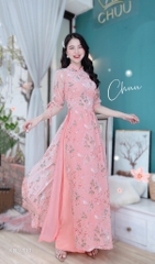 Áo Dài 3 Chấm Ngọc 4T AD9141 (áo lẻ)