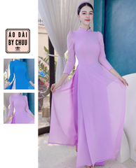 Áo Dài Chiffon Tay Bồng 4T AD1326