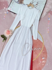 Áo Dài 4T Bông Tuyết Ngọc AD9177 (áo lẻ)