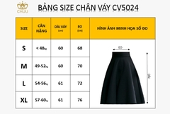 Chân Váy Dài Xếp Li Trước CV5024