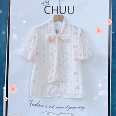 Áo Sơ Mi Thêu Lông Vũ A9504