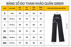 Quần Suông Xếp Đai Nhọn Q9009