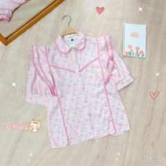 Áo Sơ Mi Hoa Line Màu A1589