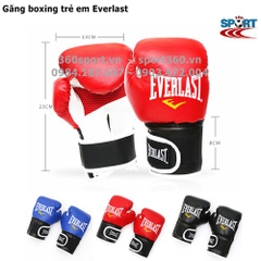 Găng đấm boxing trẻ em Everlast cao cấp