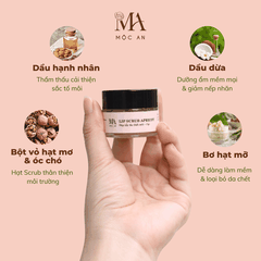 Sáp Tẩy Da Chết Môi Vỏ Hạt Mơ Và Óc Chó - Lip Scrub Apricot Mộc An