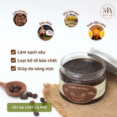 Tẩy Da Chết Body Coffee & Rice Mộc An - Làm Sạch Sâu Và Sáng Da