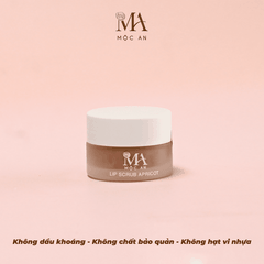 Sáp Tẩy Da Chết Môi Vỏ Hạt Mơ Và Óc Chó - Lip Scrub Apricot Mộc An