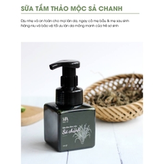 Sữa Tắm Gội Thảo Mộc Tinh Dầu Sả Chanh - Mát Da & Giảm Mụn Lưng