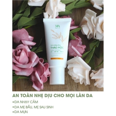 Kem Chống Nắng Vật Lý Thảo Mộc Mộc An SPF40  PA+++