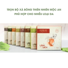 Xà Bông Thiên Nhiên Rau Má Diếp Cá Mộc An - Giảm Mụn Viêm, Mềm Mịn Sạch Da