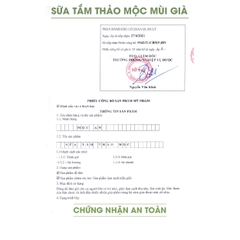 Sữa Tắm Gội Thảo Mộc Tinh Dầu Mùi Già - Hương Tết Xưa