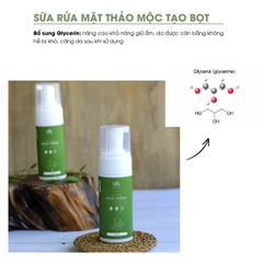 Sữa Rửa Mặt Thảo Mộc Tạo Bọt Nghệ Trắng Tảo Biển Mộc An