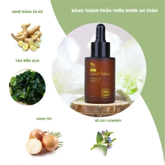 Serum Nghệ Trắng Dưỡng Sáng Da Ngừa Mụn Giảm Thâm Nám Mộc An