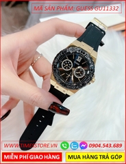 dong-ho-cap-doi-guess-mat-chronograph-full-den-day-cao-su-den-thoi-trang-dep-gia-re-timesstore-vn