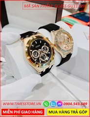 dong-ho-cap-doi-guess-mat-chronograph-vang-gold-day-mau-den-dep-timesstore-vn