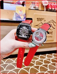 dong-ho-cap-doi-hanboro-automatic-lo-co-day-silicone-do-chinh-hang-dep-timesstore-vn
