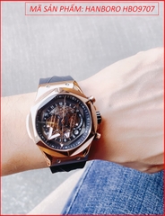 dong-ho-cap-doi-hanboro-automatic-mat-luc-giac-rose-gold-day-silicone-trang-timesstore-vn