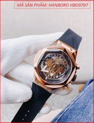 dong-ho-cap-doi-hanboro-automatic-mat-luc-giac-rose-gold-day-silicone-trang-timesstore-vn