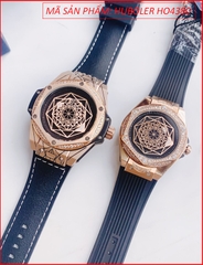 dong-ho-cap-doi-huboler-auotomatic-mat-hoa-tiet-vu-tru-rose-gold-day-silicone-timesstore-vn