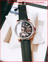 dong-ho-nam-hanboro-automatic-mat-den-rose-gold-day-sillicone-timesstore-vn