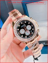 dong-ho-nam-hanboro-automatic-tua-rolex-day-kim-loai-rose-gold-timesstore-vn