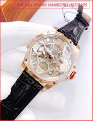 Đồng hồ Nam Hanboro Tourbillon Automatic Lộ Máy Cơ Tự Động