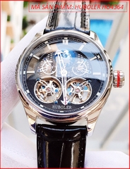 dong-ho-nam-huboler-automatic-mat-tron-silver-day-da-den-dep-gia-re-timesstore-vn